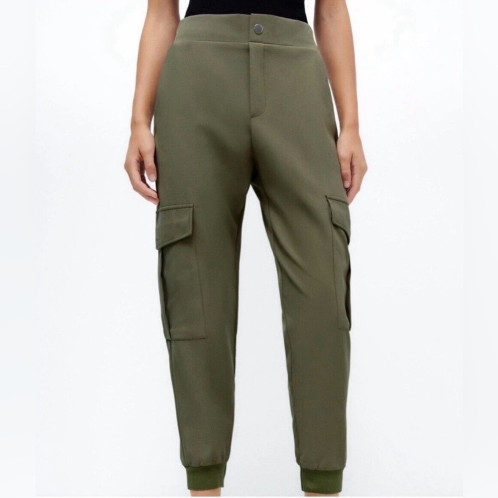 Zara Khaki Women's Cargo Joggers